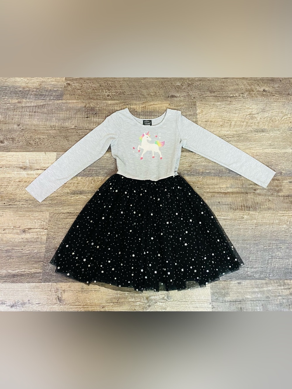 Girl’s unicorn tulle dress